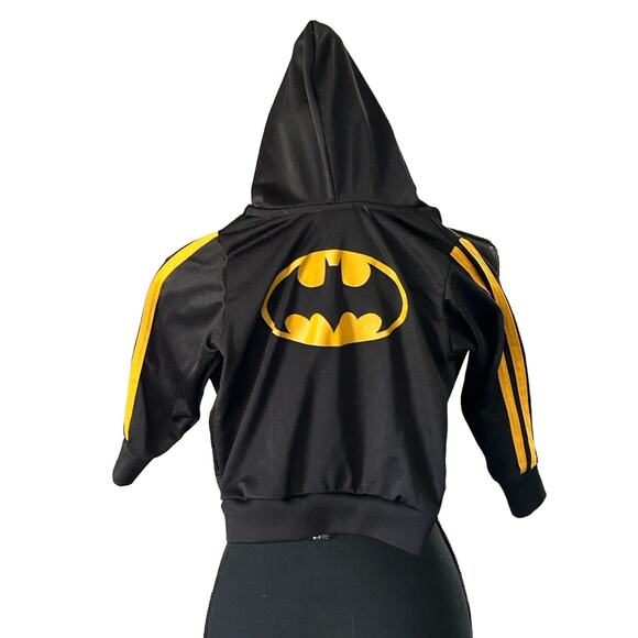 BATMAN 3T The Dark Knight Black Jacket full zip With Hood - Picture 3 of 6